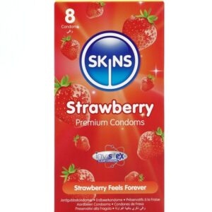 Skins-Kondome Premium Erdbeeren Paket 8 · Kondome