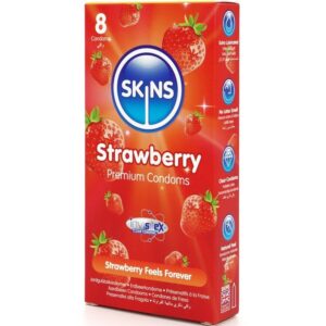 Skins-Kondome Premium Erdbeeren Paket 8 · Kondome (Bild 2)