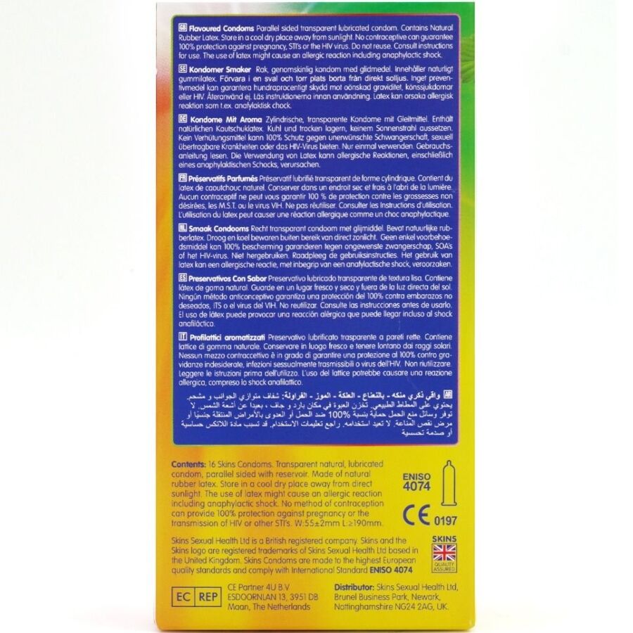 Skins-Kondom Premium-Verpackung mit Multiplo-Aroma, 16 Stk. · Kondome (Bild 3)