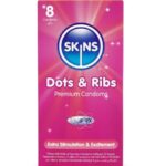 Skins-Dots & Ribs Premium Paket 8 Kondom-Latex · Kondome