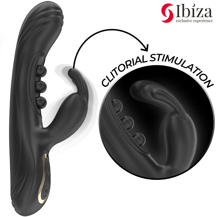 Ibiza Technology-Vibrator Rabbit mit Schaltfläche-Silikon, 7 Geschwindigkeiten · Vibratoren (Bild 2)