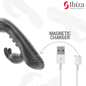 Ibiza Technology-Vibrator Rabbit mit Schaltfläche-Silikon, 7 Geschwindigkeiten · Vibratoren (Bild 6)