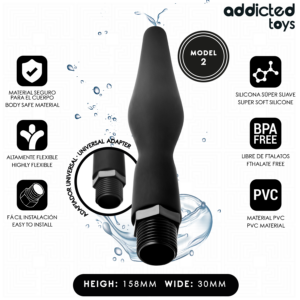Addicted Toys-Analdusche mit Universaladapter Modell 2