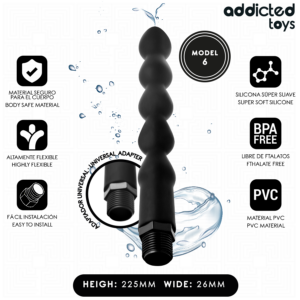 Addicted Toys-Analdusche mit Universaladapter Modell 6