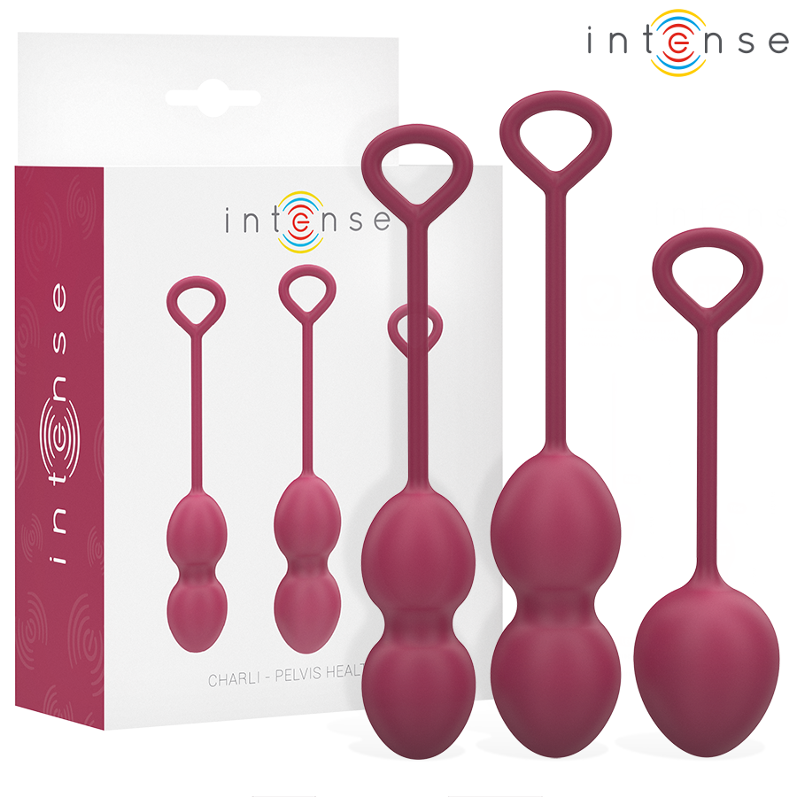 Intense Health Kegel-Charli Kegelkugel-Set Violett-Silikon