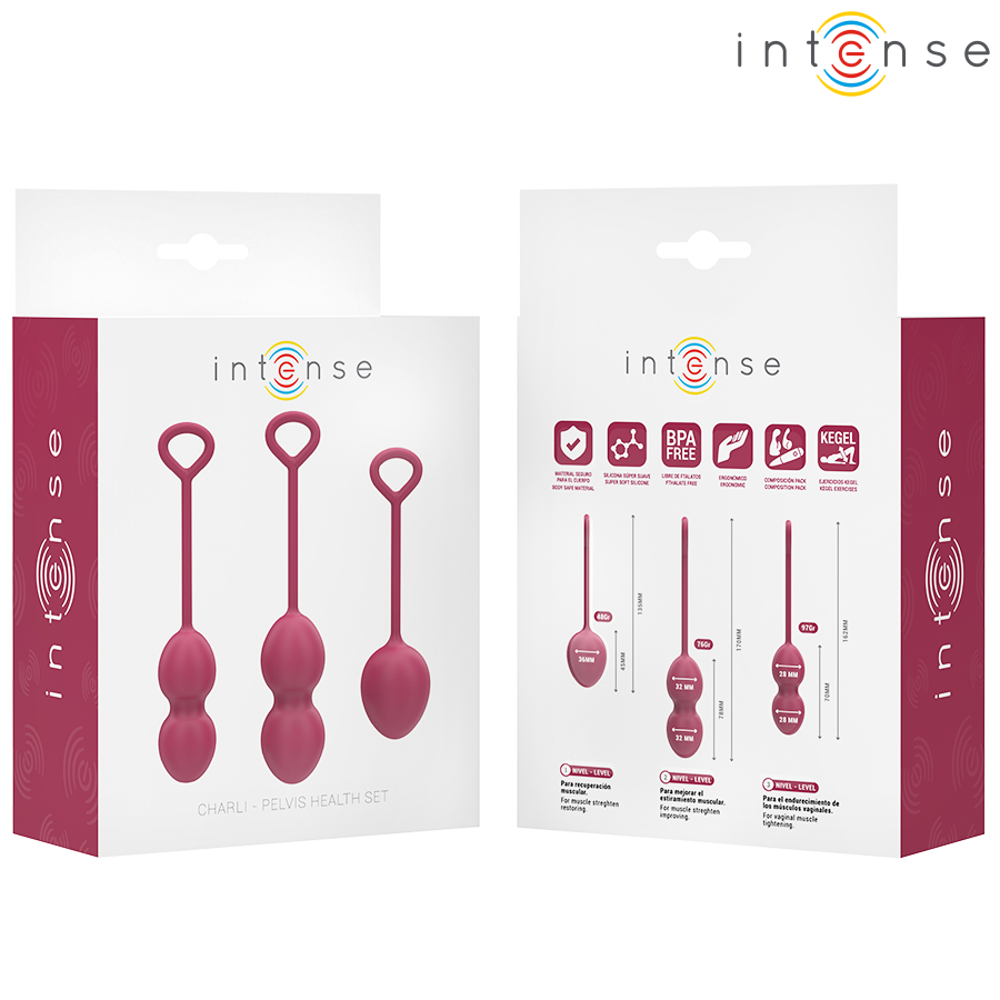 Intense Health Kegel-Charli Kegel Ball Kit Lila-Silikon · Vibratoren (Bild 5)