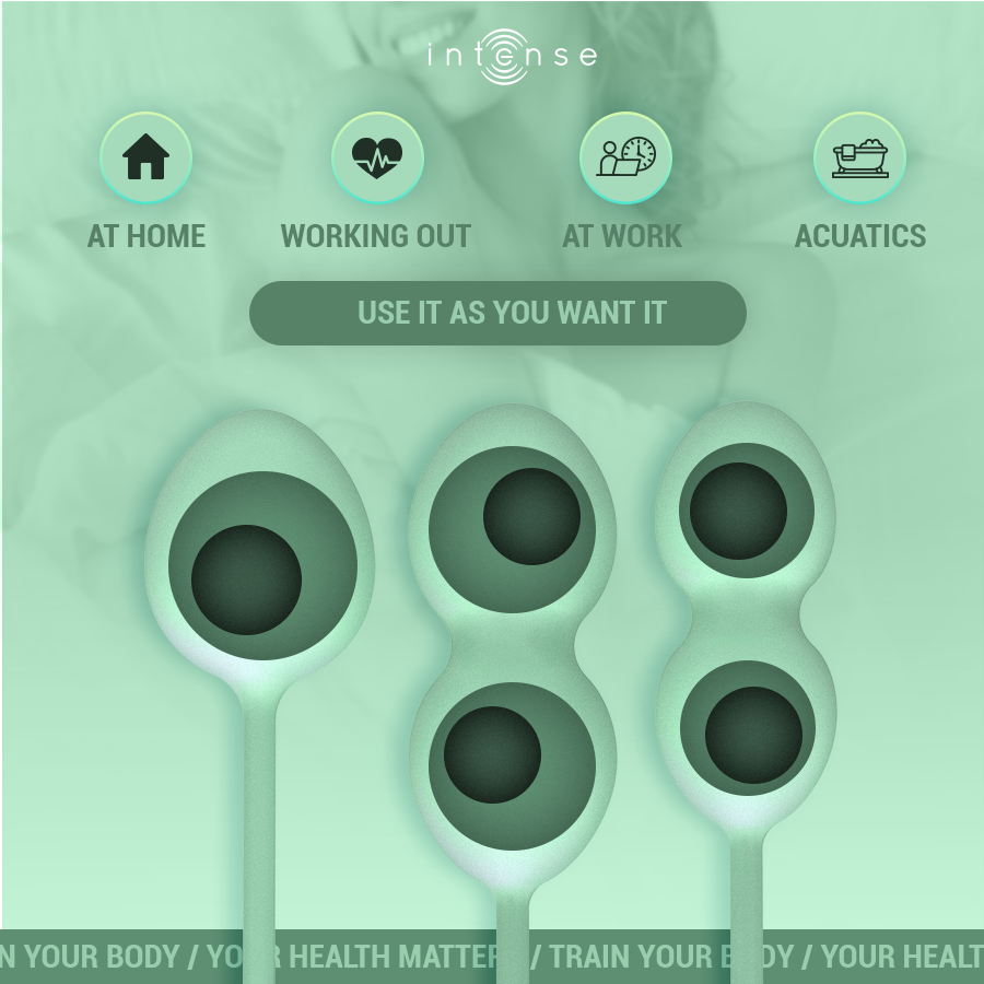 Intense Health Kegel-Charli Kit Liebeskugeln Light Jade · Vibratoren (Bild 2)