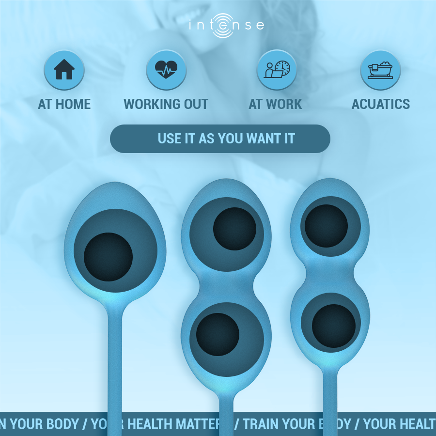 Intense Health Kegel-Charli Kegel Ball Kit Ocean Blue-Silikon · Vibratoren (Bild 2)