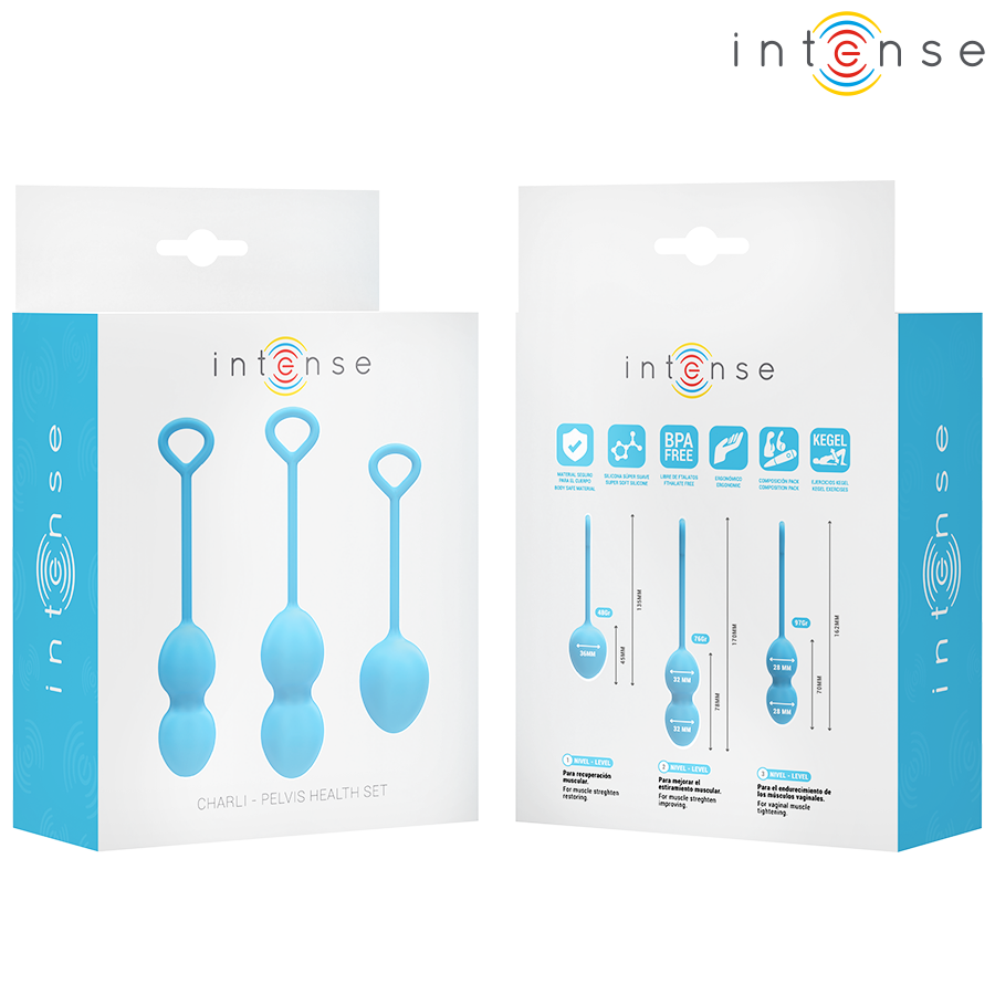 Intense Health Kegel-Charli Kegel Ball Kit Ocean Blue-Silikon · Vibratoren (Bild 5)