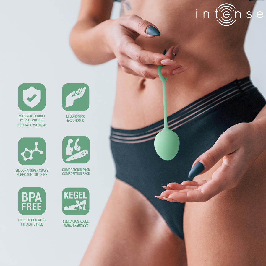 Intense Health Kegel-Charli Kit Liebeskugeln Light Jade · Vibratoren (Bild 4)