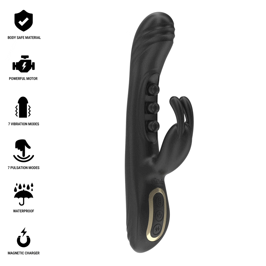 Ibiza Technology-Vibrator Rabbit mit Schaltfläche-Silikon, 7 Geschwindigkeiten · Vibratoren (Bild 8)