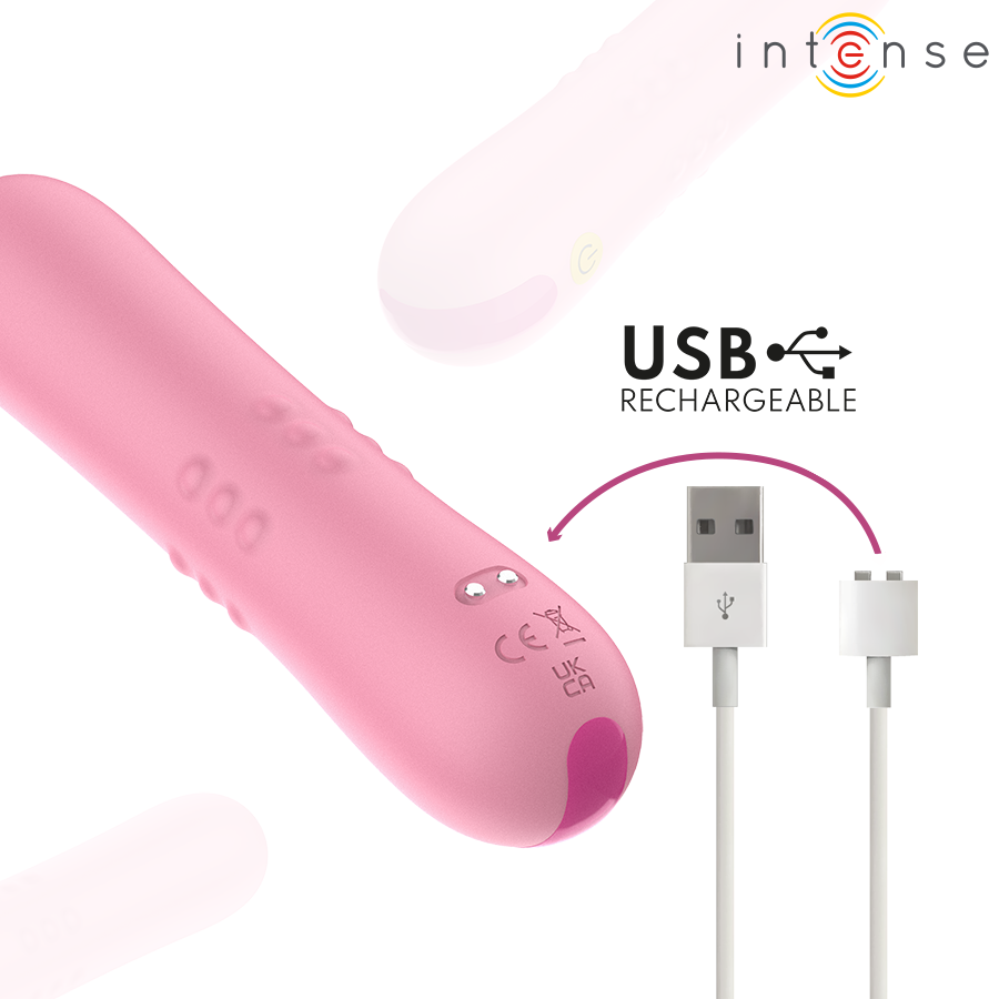 Intense Fun Toys-Barbara Vibrator Rotativ mit Kugel-Silikon, 10 · Vibratoren (Bild 2)