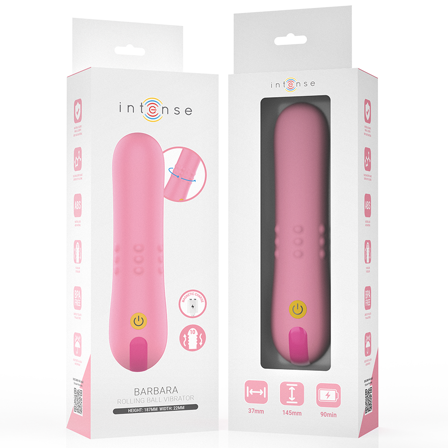Intense Fun Toys-Barbara Vibrator Rotativ mit Kugel-Silikon, 10 · Vibratoren (Bild 3)