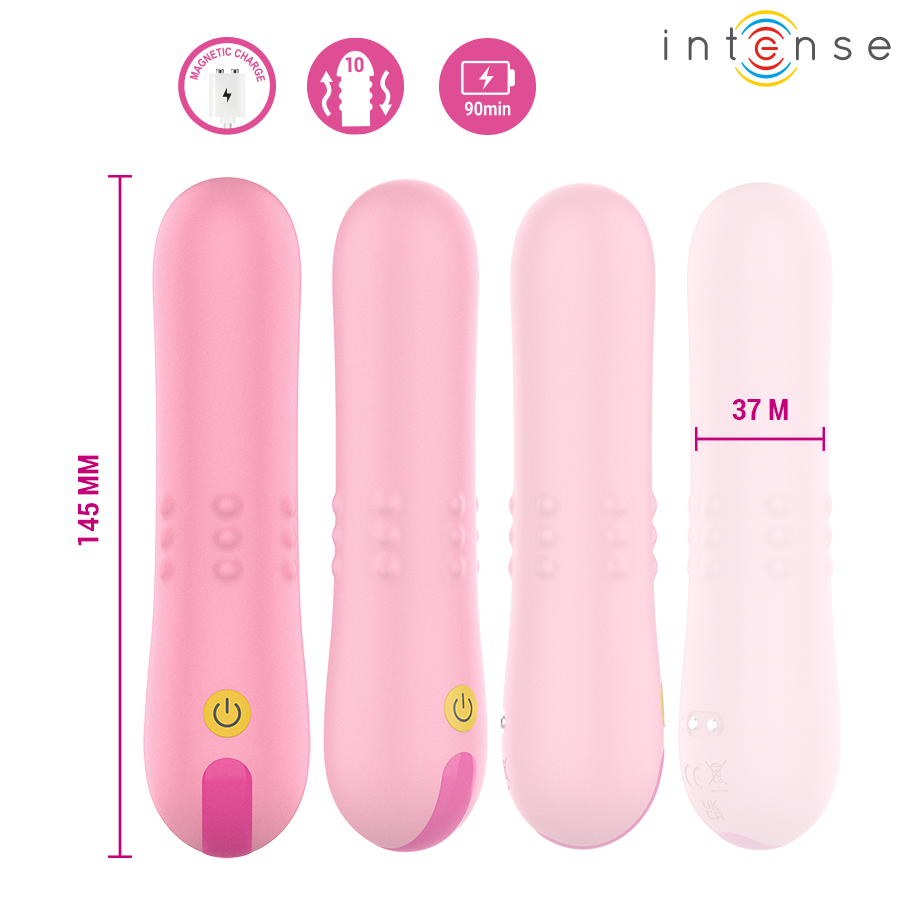 Intense Fun Toys-Barbara Vibrator Rotativ mit Kugel-Silikon, 10 · Vibratoren (Bild 6)