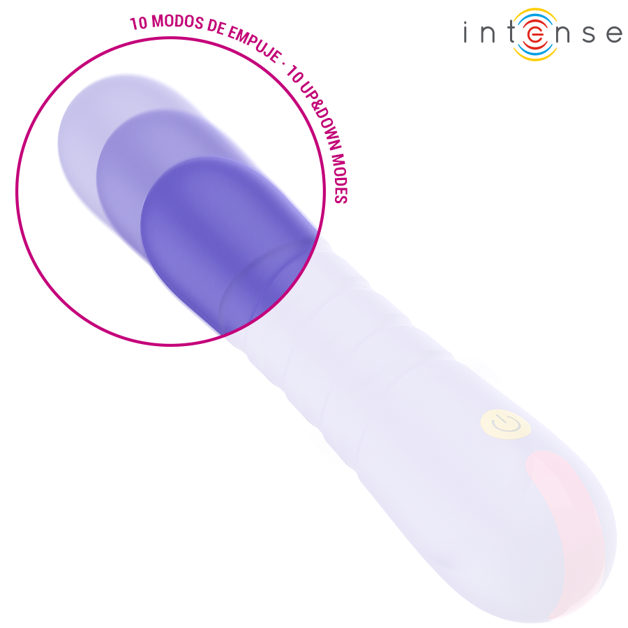 Intense Fun Toys-Stella Push Penetration Up Down-Silikon, 10 · Vibratoren (Bild 6)