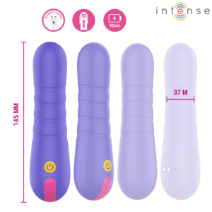 Intense Fun Toys-Stella Push Penetration Up Down-Silikon, 10 · Vibratoren (Bild 3)