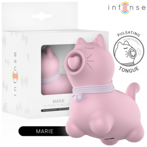 Intense Fun Toys-Marie Pink Stimulator in Zungenform mit Effekt