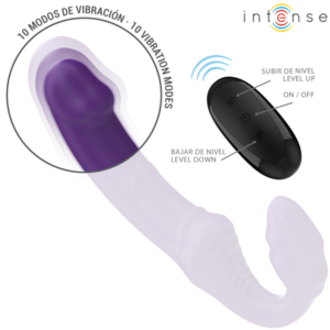 Intense Remote Control-Jill Double Vibrator 20 cm Lila · Vibratoren (Bild 5)