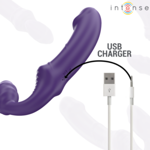 Intense Remote Control-Jill Double Vibrator 20 cm Lila · Vibratoren (Bild 7)