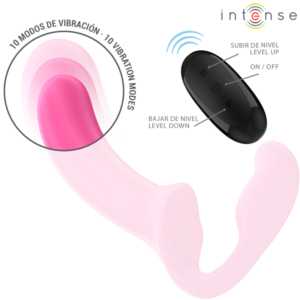 Intense Remote Control-Amy Doppel Vibrator 20 cm Rosa · Vibratoren (Bild 5)