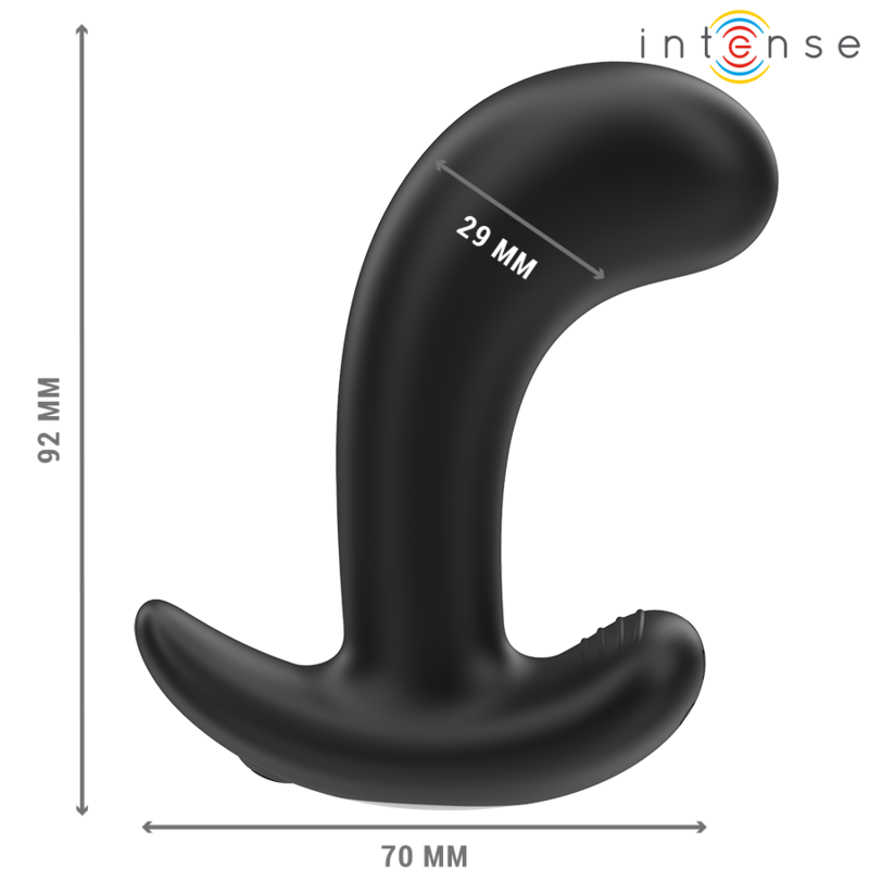 Intense Anal Toys-Chandler Analplug 10 Schwarz Vibrationen · Sextoys (Bild 3)