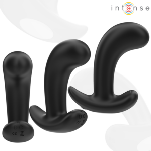 Intense Anal Toys-Chandler Analplug 10 Schwarz Vibrationen · Sextoys (Bild 4)