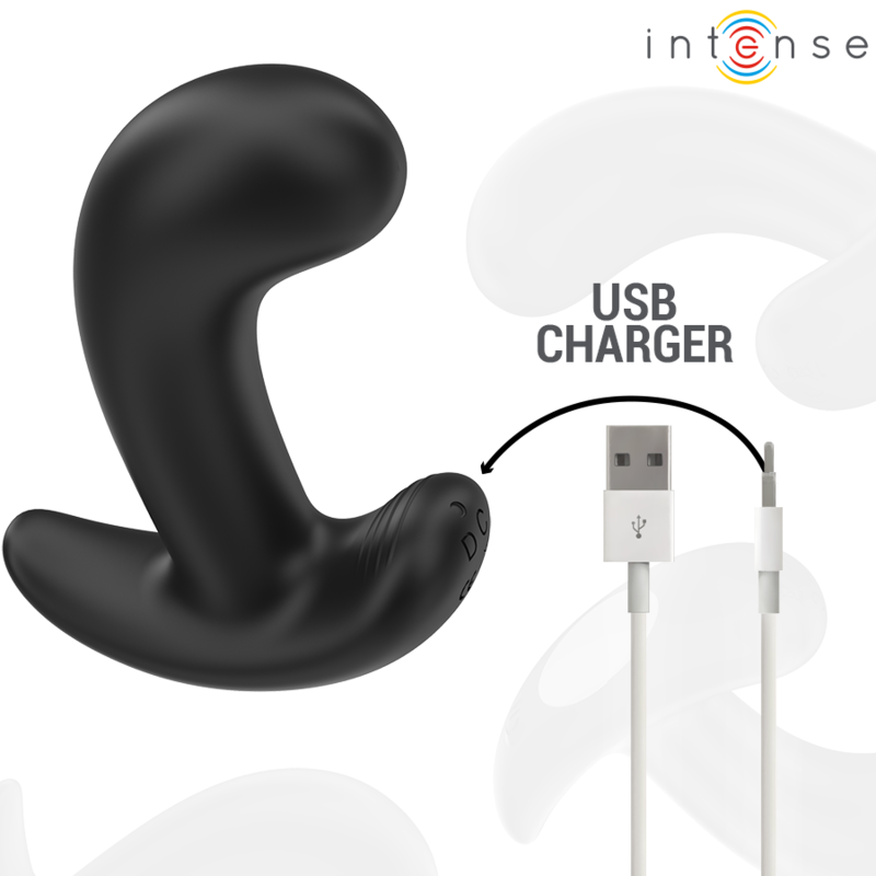 Intense Anal Toys-Chandler Analplug 10 Schwarz Vibrationen · Sextoys (Bild 6)
