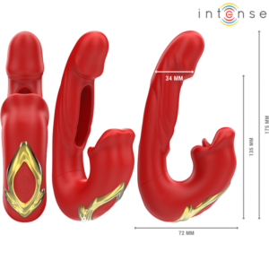 Intense High Tech-Nathy Doppel Vibrator mit stimulierend Mund · Vibratoren (Bild 3)