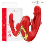 Intense High Tech-Nathy Doppel Vibrator mit stimulierend Mund · Vibratoren