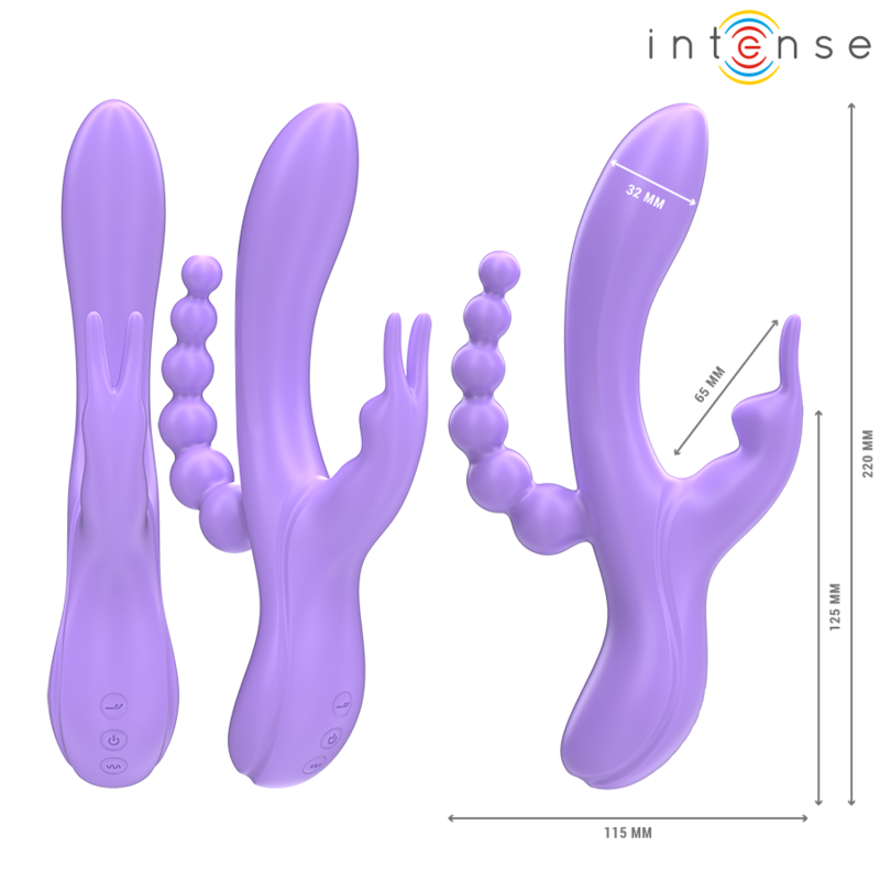 Intense High Tech-Miko Triple Vibrator Vaginale, Stimulator · Vibratoren (Bild 3)