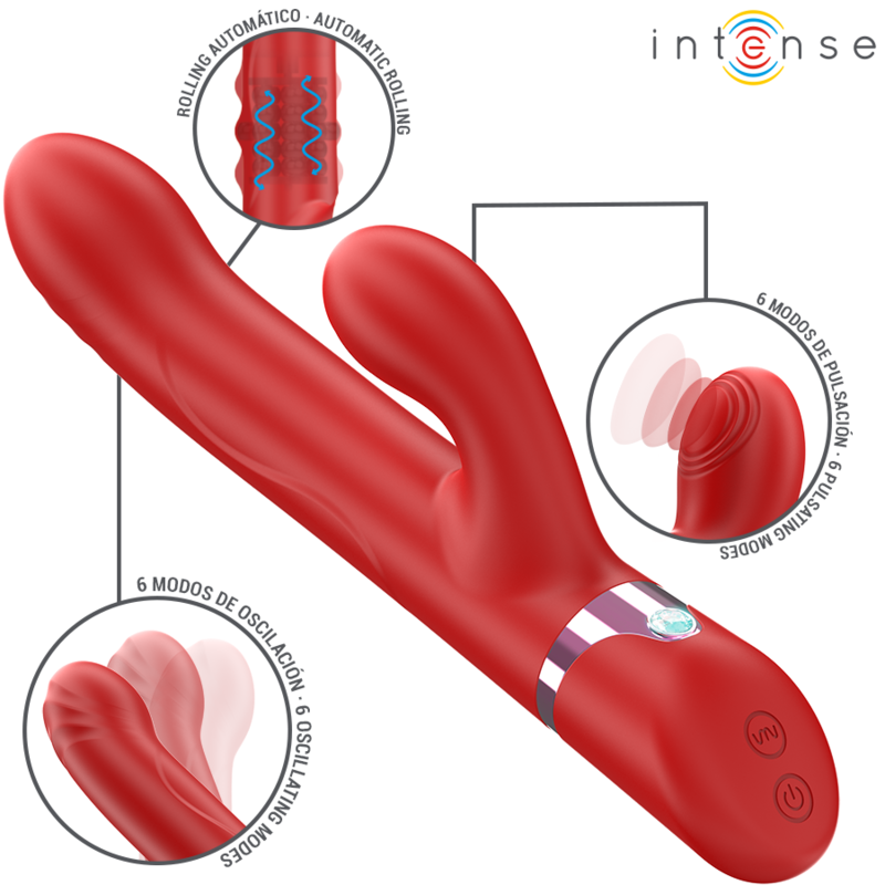 Intense High Tech-Lele Vibrator Rotationsmultifunktion · Vibratoren (Bild 2)
