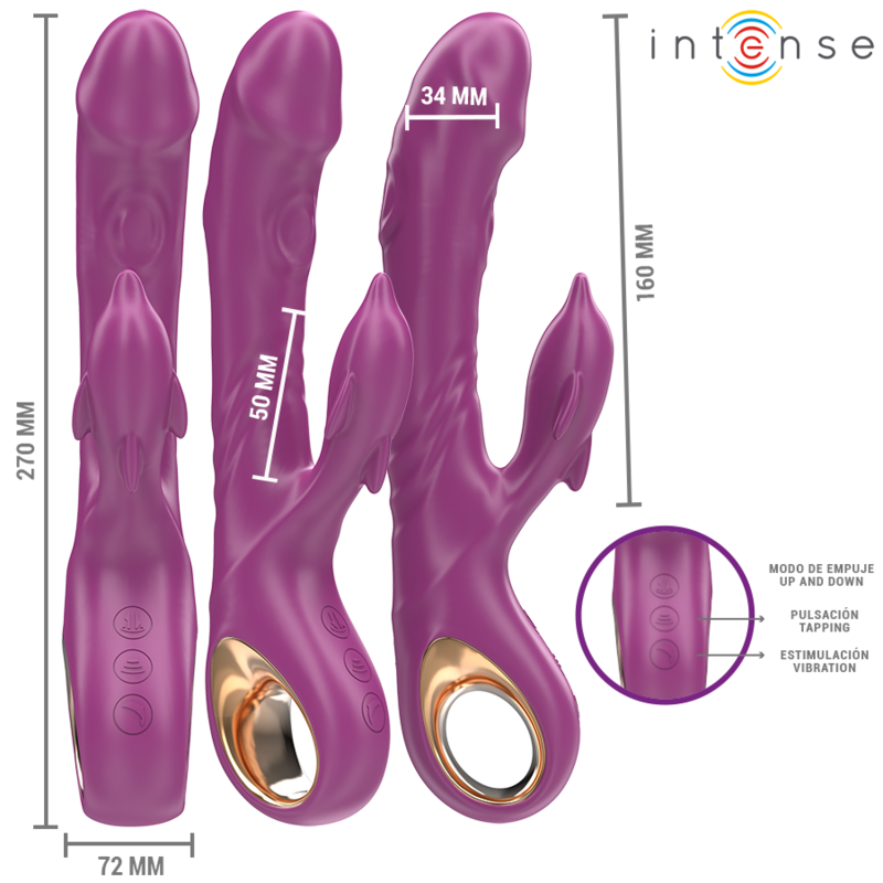 Intense High Tech-Halle Vibrator Multifunktional mit Sprache · Vibratoren (Bild 3)