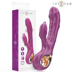 Intense High Tech-Halle Multifunktionsvibrator mit Zunge