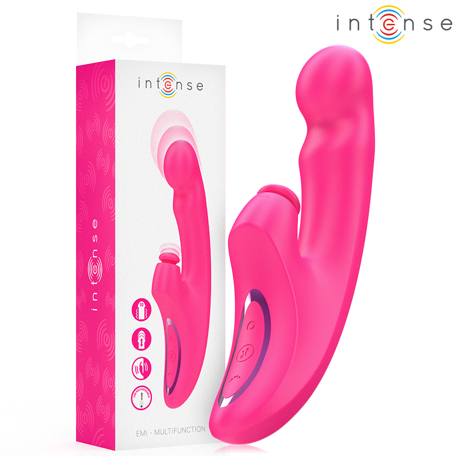 Intense High Tech-Emi Vibrator 13,5 cm Multifunktional 3-in-1 10