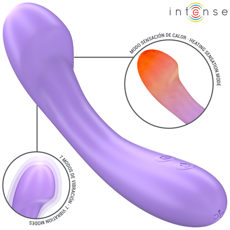 Intense High Tech-Becky Vibrator 19 cm mit Heizung 7 Vibrationen · Vibratoren (Bild 2)