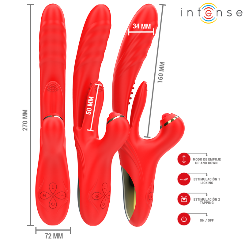 Intense High Tech-Rosalia Vibrator Multifunktion 3 in 1 · Vibratoren (Bild 3)