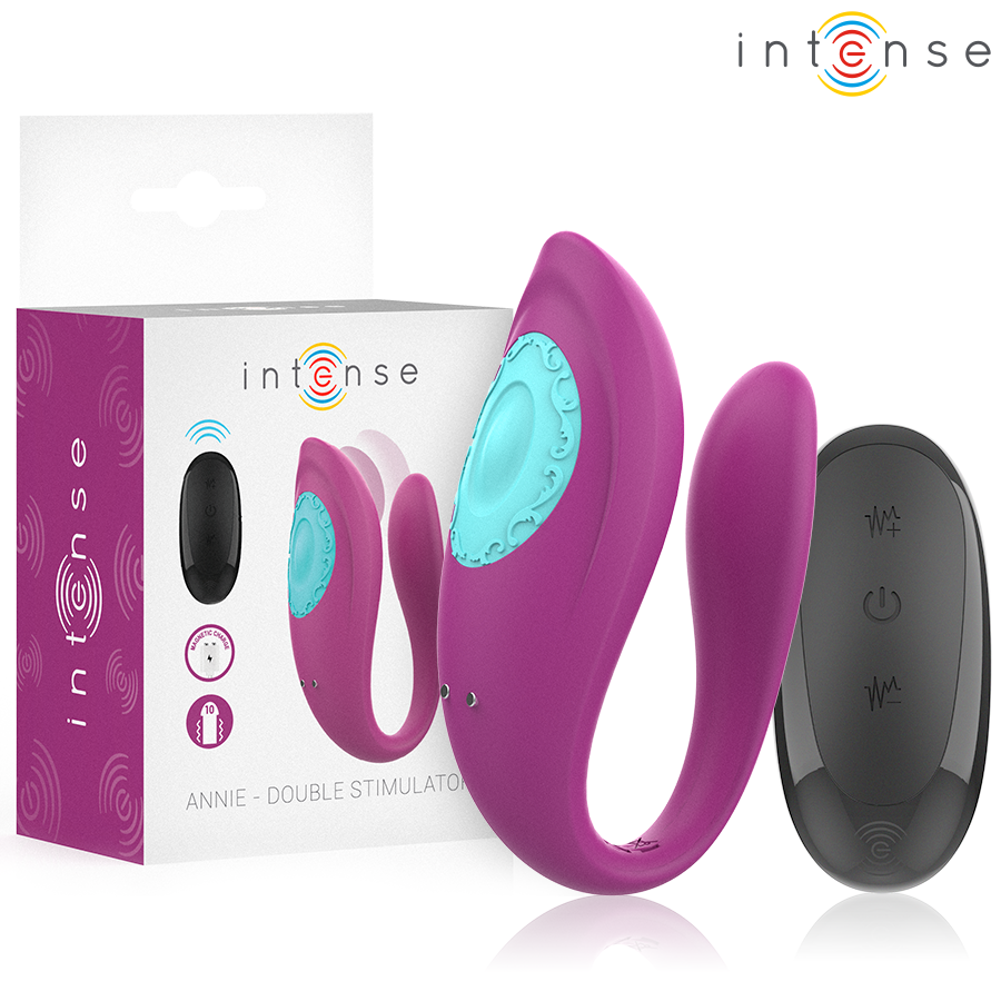 Intense Remote Control-Annie U-förmiger Vibrator und Stimulator