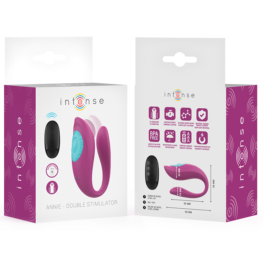 Intense Remote Control-Annie Vibrator U-shaped und Stimulator · Vibratoren (Bild 8)