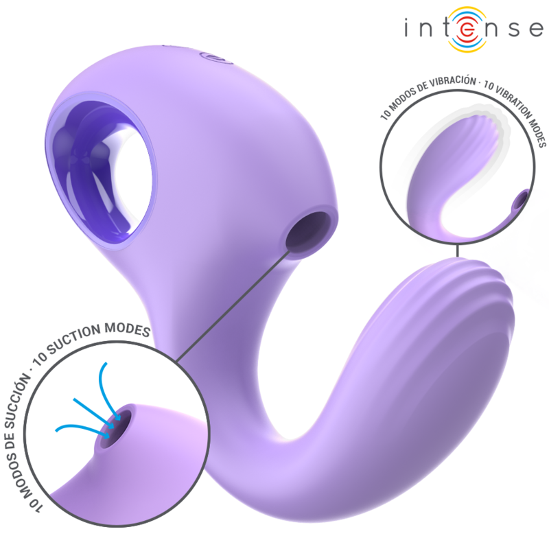 Intense High Tech-Baxter Vibrator & Stimulator Lila-Silikon · Vibratoren (Bild 2)