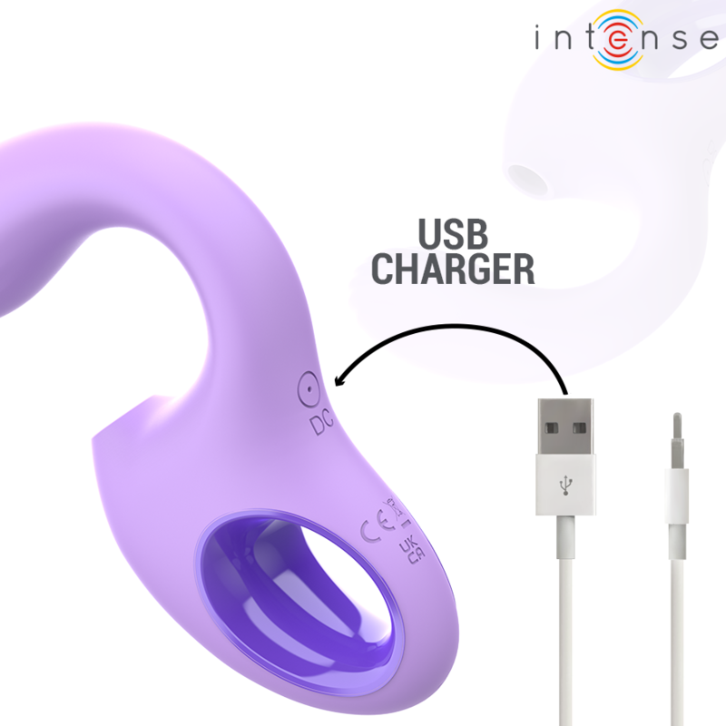 Intense High Tech-Baxter Vibrator & Stimulator Lila-Silikon · Vibratoren (Bild 7)