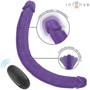 Intense Remote Control-Gunter Dildo Doppel Vibrator 40 cm Lila · Sextoys (Bild 2)