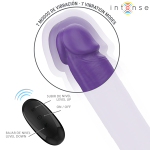 Intense Remote Control-Gunter Dildo Doppel Vibrator 40 cm Lila · Sextoys (Bild 3)