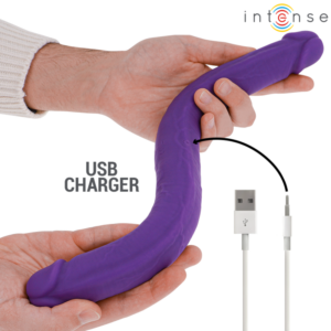 Intense Remote Control-Gunter Dildo Doppel Vibrator 40 cm Lila · Sextoys (Bild 4)