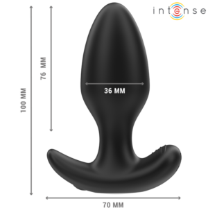 Intense Anal Toys-Joey Analplug 10 Schwarz Vibrationen · Sextoys (Bild 3)