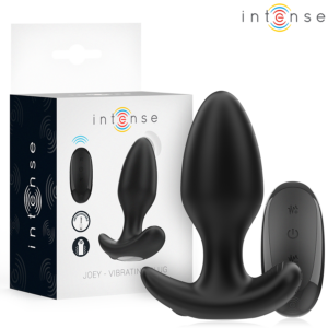 Intense Anal Toys-Joey Analplug 10 Vibrationen Schwarz