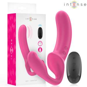 Intense Remote Control-Amy Doppelvibrator 20 cm Rosa