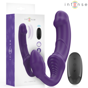Intense Remote Control-Jill Doppelvibrator 20 cm Violett