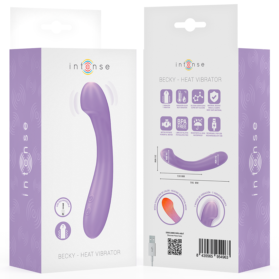 Intense High Tech-Becky Vibrator 19 cm mit Heizung 7 Vibrationen · Vibratoren (Bild 8)