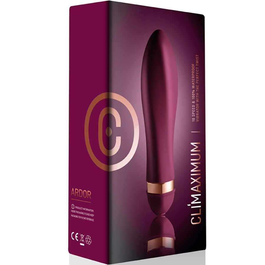 Climaximum-Ardor Twisted Vibrator-Silikon, 10 Geschwindigkeiten, Wasserdicht · Vibratoren (Bild 3)