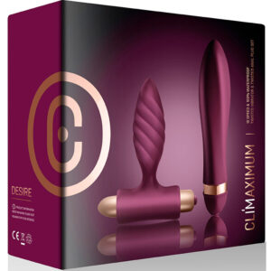 Climaximum-Desire Kit Twisted Vibrator und Analplug-Silikon, 10 · Spielzeug-Sets (Bild 5)